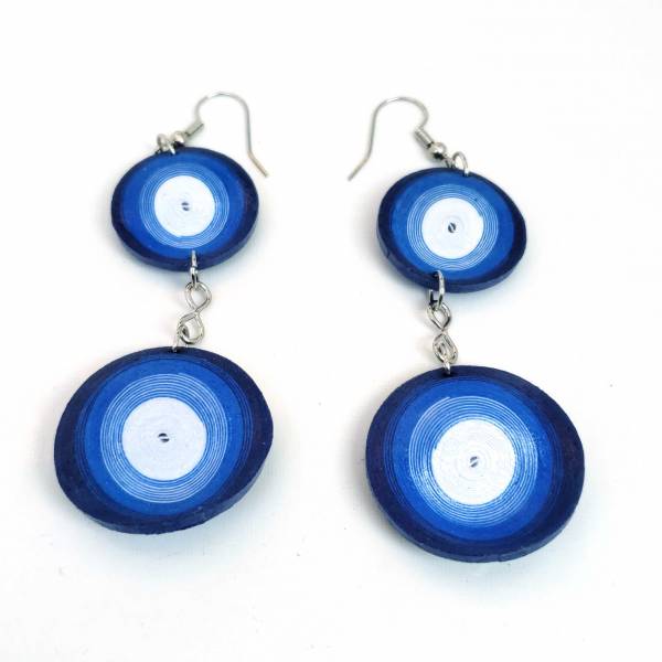 Oasis dangles - Ombre - Blue v1