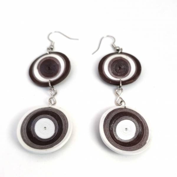 Oasis Dangles - Ombre - Brown