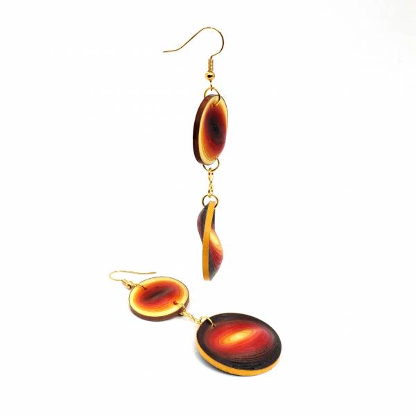 Oasis Dangles - Ombre - Fire